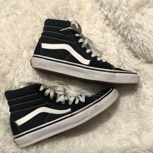 Black high top vans